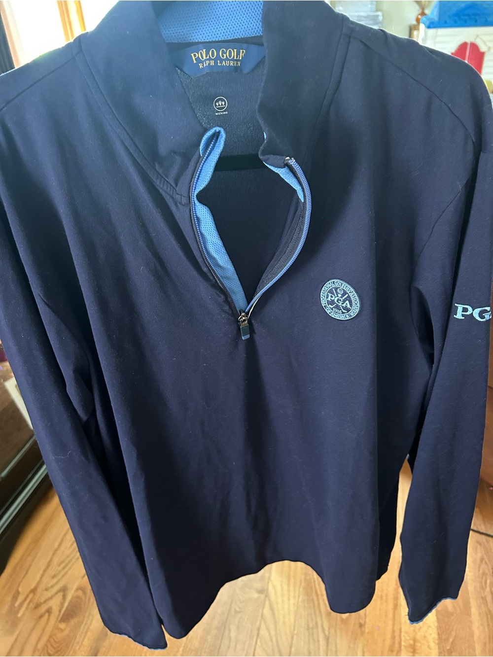 Polo by Ralph Lauren Navy Blue Golf Quarter-Zip Pullover